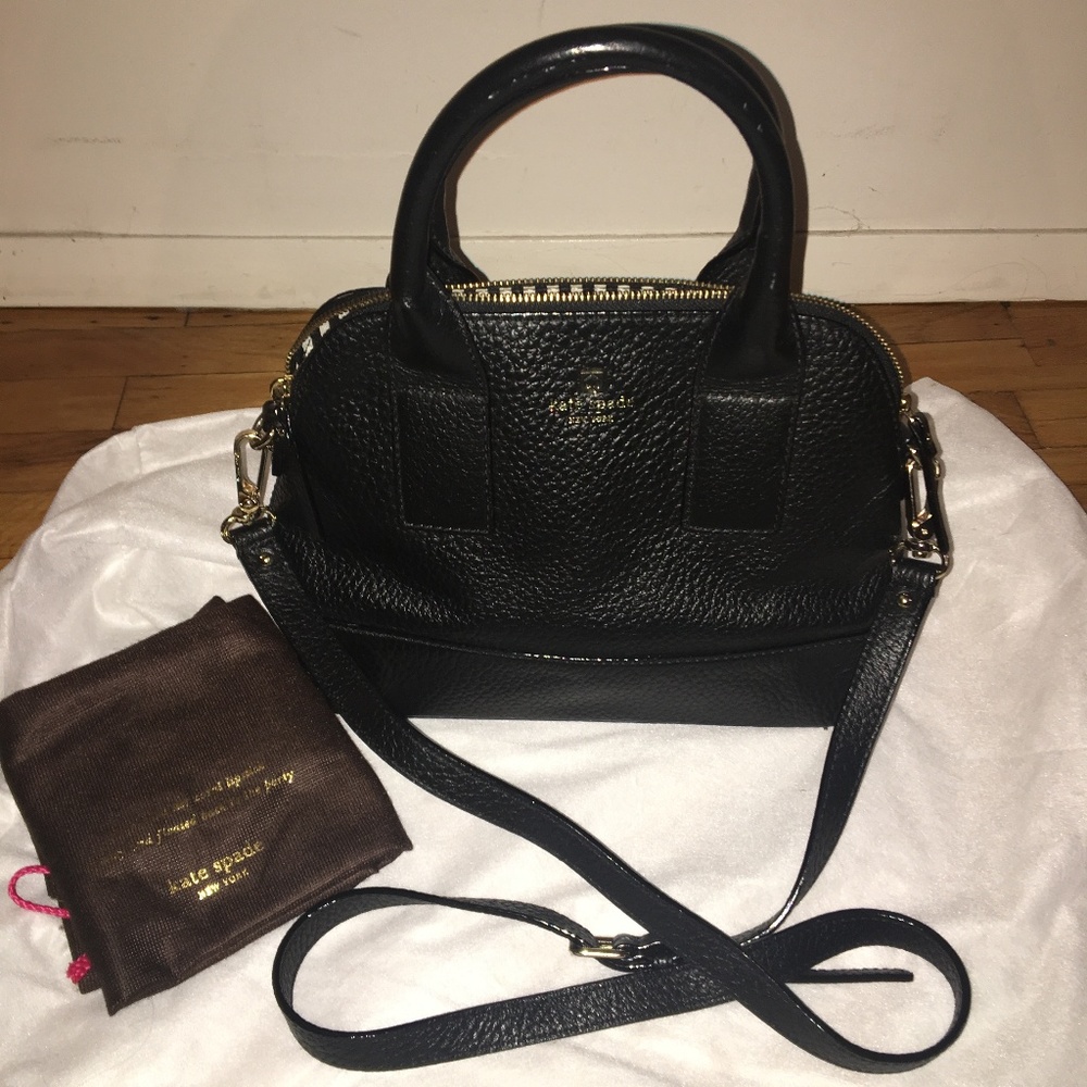 Kate Spade Black Pebbled Leather Small Bag